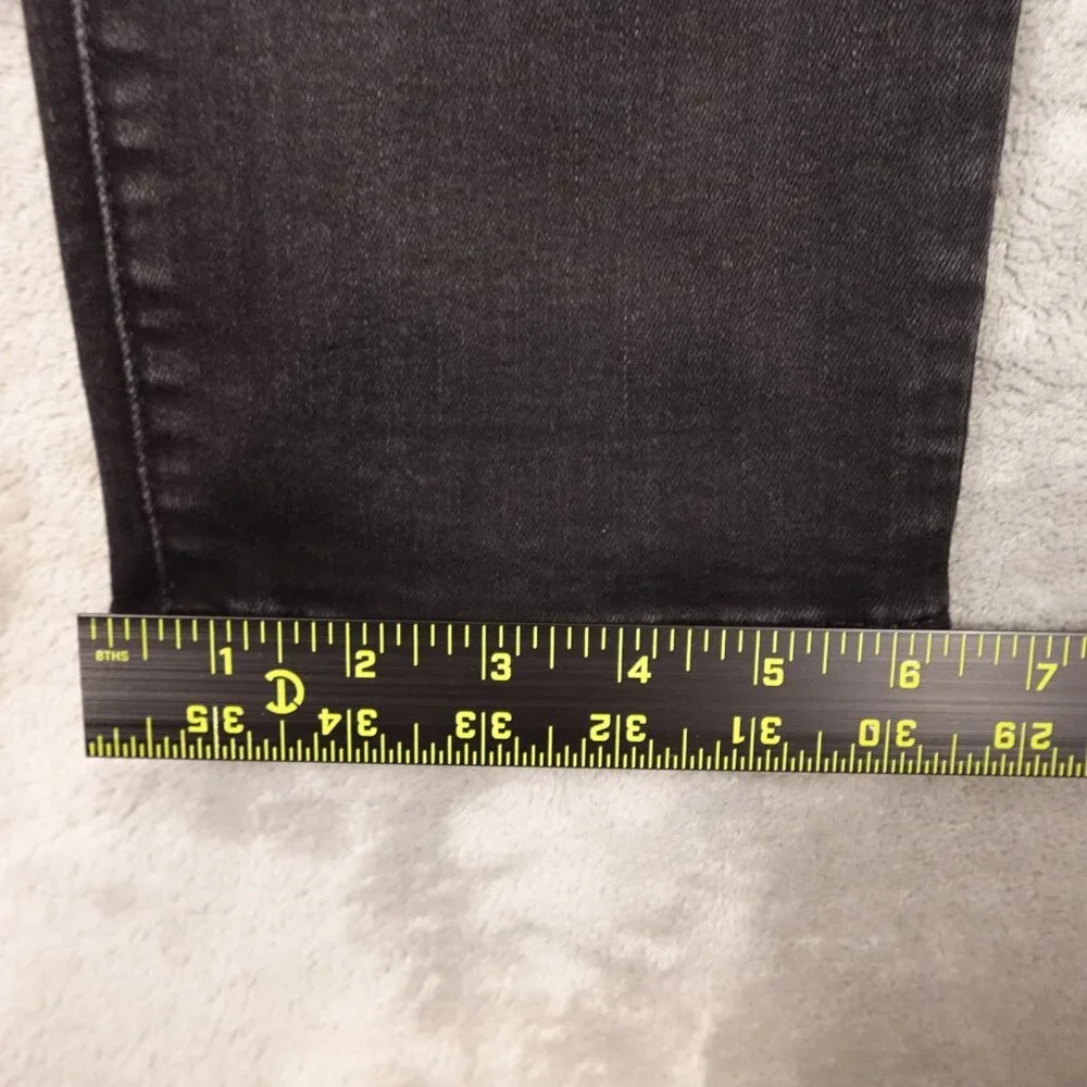Express Jeans Slim Straight‎ Men's 31x30 Black Denim